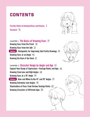 Drawing Manga Faces & Expressions: A Step-by-step Beginner's Guide (With Over 1,200 Drawings)