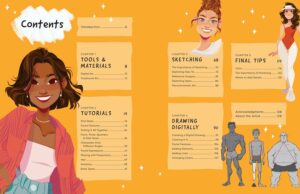 Dynamic Character Design: Draw faces and figures with pencil, markers, digital tools, and more