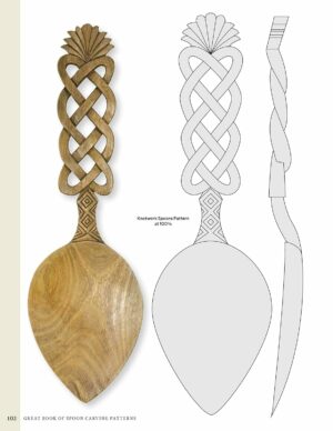 Great Book of Spoon Carving Patterns: Detailed Patterns & Photos for Decorative Spoons