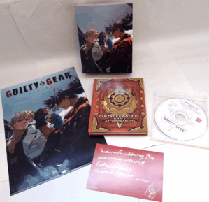 PS5 Guilty Gear Strive 25th Anniversary Artbook CD Clear File No Game Japan