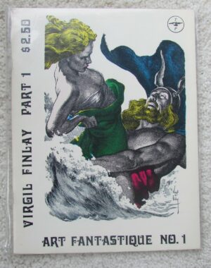 ART FANTASTIQUE #1 AND #2 FINLAY FRAZETTA CRANDALL WOOD 1973-1974 VF